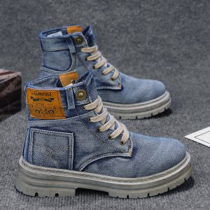 Trendy casual classic versatile Martin boots men