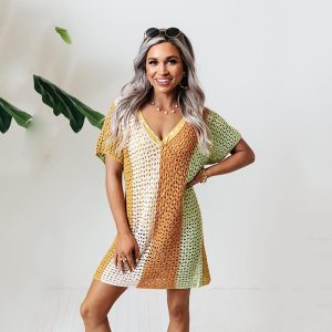 Sexy V-neck sun protection blouse